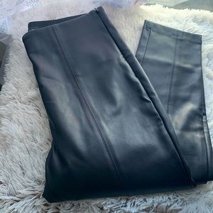 NWT Ann Taylor Faux Leather Pants Sz. M